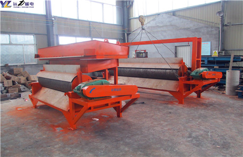 石英砂磁選機，石英砂超強磁磁選機_皮帶工作原理_磁鐵礦石英砂超強磁磁選機廠家