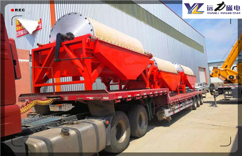 永磁筒式磁選機(jī)，四平永磁筒式磁選機(jī)_&nbsp;遠(yuǎn)力四平永磁筒式磁選機(jī)使用注意事項(xiàng)磁場(chǎng)分布圖