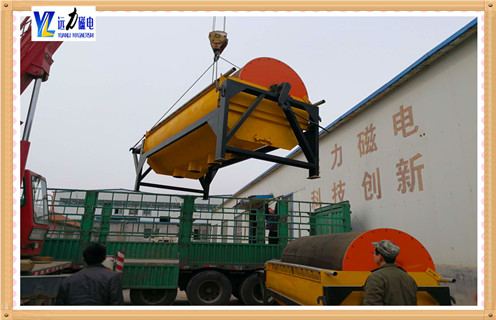 永磁磁選機(jī)，河南尾水盤(pán)式永磁選機(jī)_河南尾水盤(pán)式永磁選機(jī)磁場(chǎng)強(qiáng)度工作原理一般為多少_磁塊如何排列