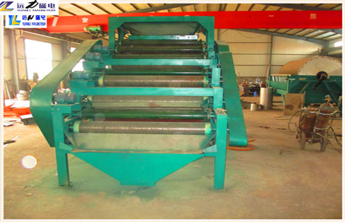 輥式磁選機，遼寧輥式磁選機及工作原理_遼寧輥式磁選機分選運行視頻