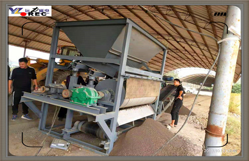 永磁鐵礦磁選機，廣西永磁鐵礦磁選機_遠(yuǎn)力廣西永磁鐵礦磁選機的結(jié)構(gòu)磁場分布圖