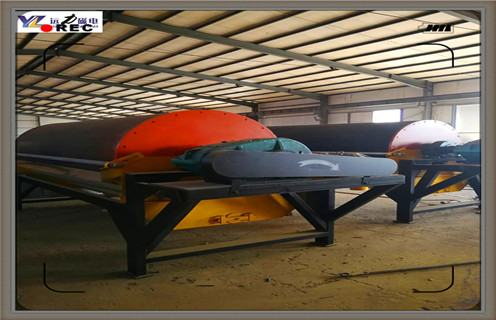 半逆流磁選機(jī)，黑龍江半逆流磁選機(jī)圖片_結(jié)構(gòu)工作原理圖_黑龍江半逆流磁選機(jī)圖片如何調(diào)整及工藝流程圖 